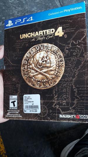 Uncharted 4 Ps4 Edicion Coleccionista