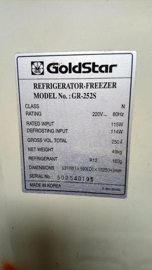 Vendo Refrigeradora Gold Star No Frost