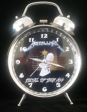 Pendiente Metallica Reloj Despertador Estilo Vintage