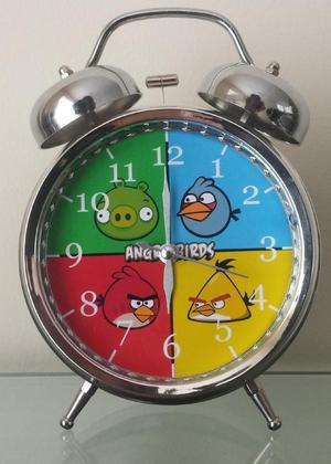 Reloj Despertador Estilo Vintage Angry Birds Colores