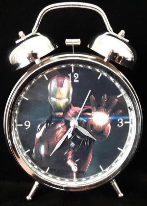 Reloj Despertador Estilo Vintage Ironman Iron Man