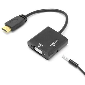 Cable convertidor HDMI a VGA con salida de audio