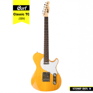 Guitarra eléctrica Cort Classic TC SBN