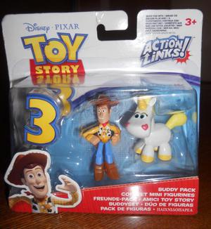 SET COLECCION TOY STORY 3 BUDDY Y BUTTERCUP DISNEY PIXAR