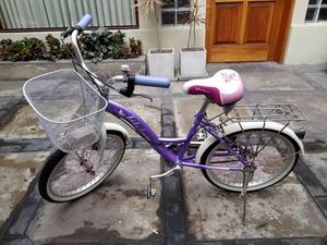 bicicleta para niña modelo vintage aro 24 seminueva