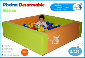 piscina desarmable de pelotas