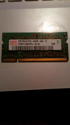 Memoria DDR2 1gb Laptop