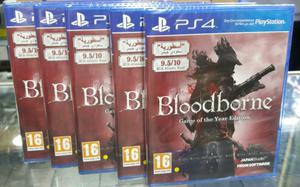 Bloodborne Game Of The Year Edition Ps4 Nuevo y Sellado