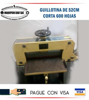 guillotina 52 cm  soles maquiperugrafsac  jiron