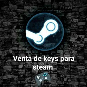 Keys de Videojuegos originales para Steam