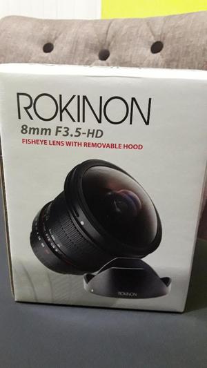 Lente Rokinon 8mm Hd para Nikon