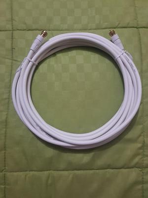 Cable Coaxial Blanco 5mt