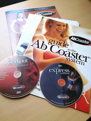 Ab Coaster Original con Manuales y discos de entrenamiento