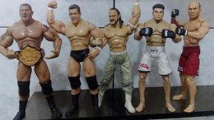 Figuras Articulables WWE Y UFC Deluxe Aression