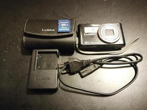 Camara Lumix Panasonic Tactil DMC FS37, Cargador, Memoria,