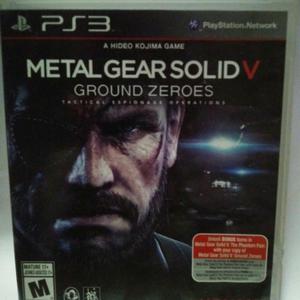 Metal Gear Ground Zeroes Ps3 Cambio