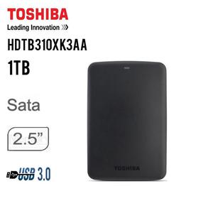 DISCO DURO EXTERNO TOSHIBA HDTB310XK3AA 1TB CANVIO BASICS
