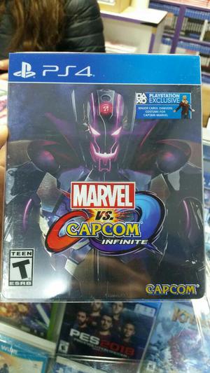 Marvel Vs Capcom Infinite Deluxe steelbook PS4 Nuevo y