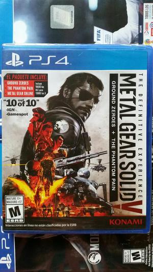 Metal Gear Solid V The Definitive Experience Ps4 Nuevo