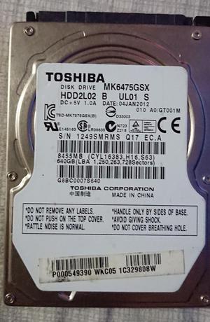 Vendo O Cambio Disco Duro Toshiba 640gb