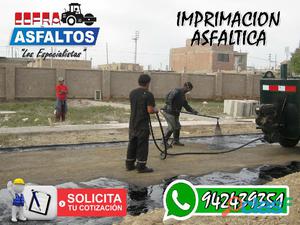 IMPRIMACION, BACHEO ASFALTICO, SLURRY SEAL CEL 942439351