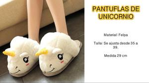 Hermosas Pantuflas de Unicornio