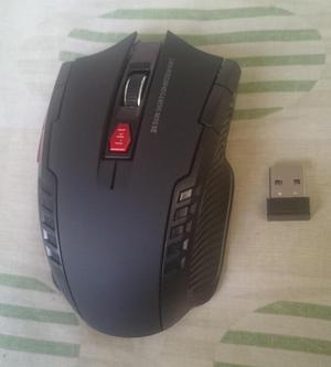 Mouse Inalámbrico Óptico Gamer. 6 Botones. 2.4ghz