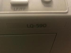 Vendo impresora Epson modelo LQ 590