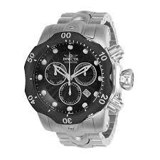 Invicta Reloj Suizo serie Venom para hombre plateado