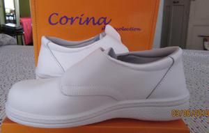 Zapato blanco35 Corina.  Soles. España. Modelo