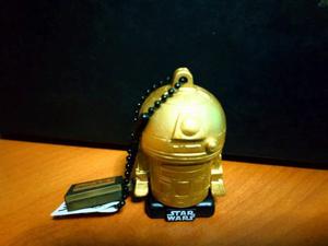 Usb Star Wars: R2-d2 Gold Tlj 16 Gb -tribe