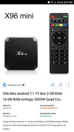Alguien Tiene Un Tv Box X96 2gb 16gb