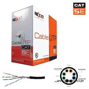 Cable Utp Cat 5e Solido Exterior Nexxt Ab355nxt07