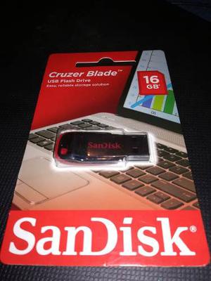 Memoria Usb Flash Drive Sandisk Cruzer Blade 16gb 2.0