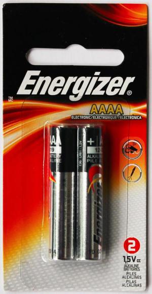 Pilas Alcalinas Energizer AAAA 1.5 Voltios Nuevos
