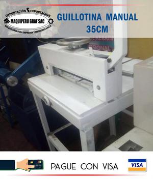 Guillotina 46cm palanca corta 600 hojas  soles 