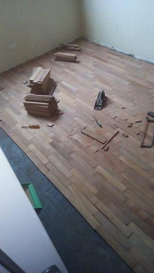 Listones parqueton, madera para piso