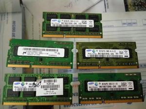 Memorias Ram Ddr3 de 1gb,2gb,para laptops
