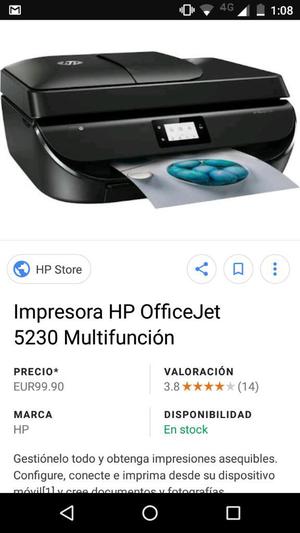 Vendo Impresora Hp Multifuncional