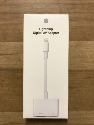 Apple Adaptador De Conector Lightning A Av Digital