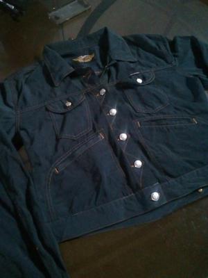 Casaca Jeans Talla M.l Mujer