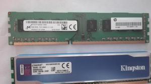 MEMORIAS DDR3 4GB HYPER Y DDR3 8GB HP