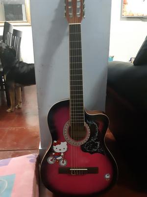 Guitarra para Niña Diseño Hello Kitty