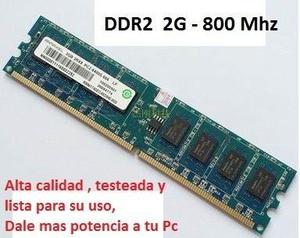 Memorias Ddr2 2gb - Mypc One