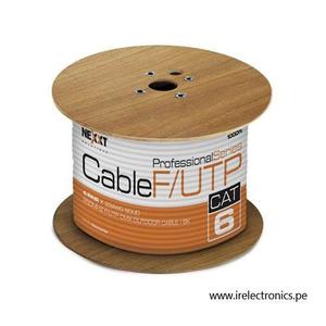 Cable F/utp Cat 6 Solido Exterior Nexxt Pcgucc6ftbk
