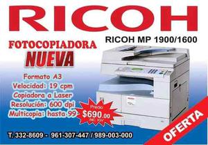 Ricoh Mp  Nueva Sin Uso A3 Oferta $690 Dolares