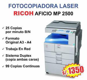 Fotocopiadora Ricoh Mp Aficio 2500 A3