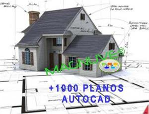Kit + 1000 Diseños Autocad Totalmente Editable Casas
