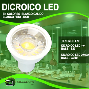 Dicroico LED 5w GU10