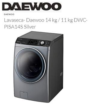 Lavadora y secadora de ropa Daewoo 14 Kgs nueva
